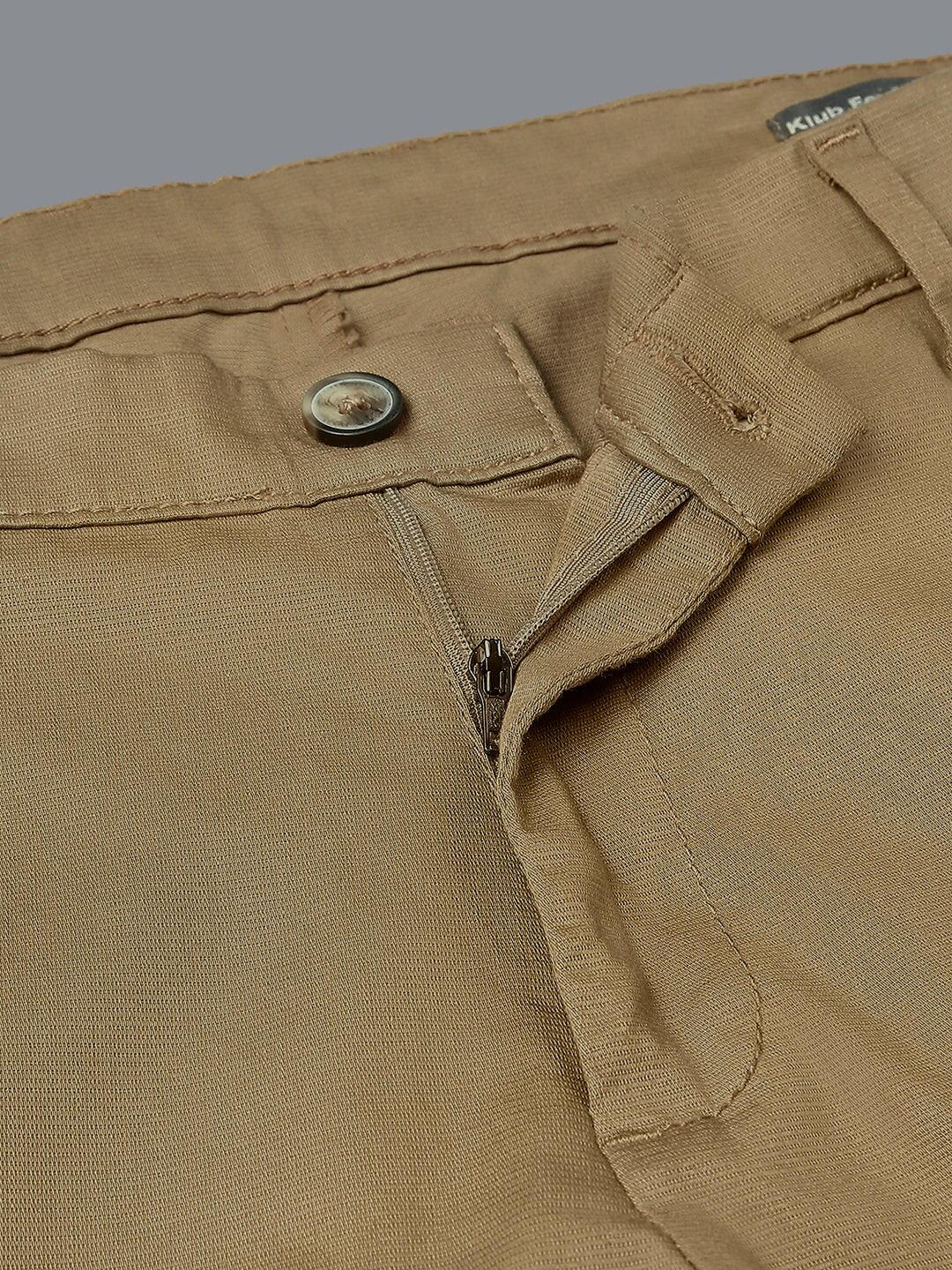 Beige Narrow Chino Pants