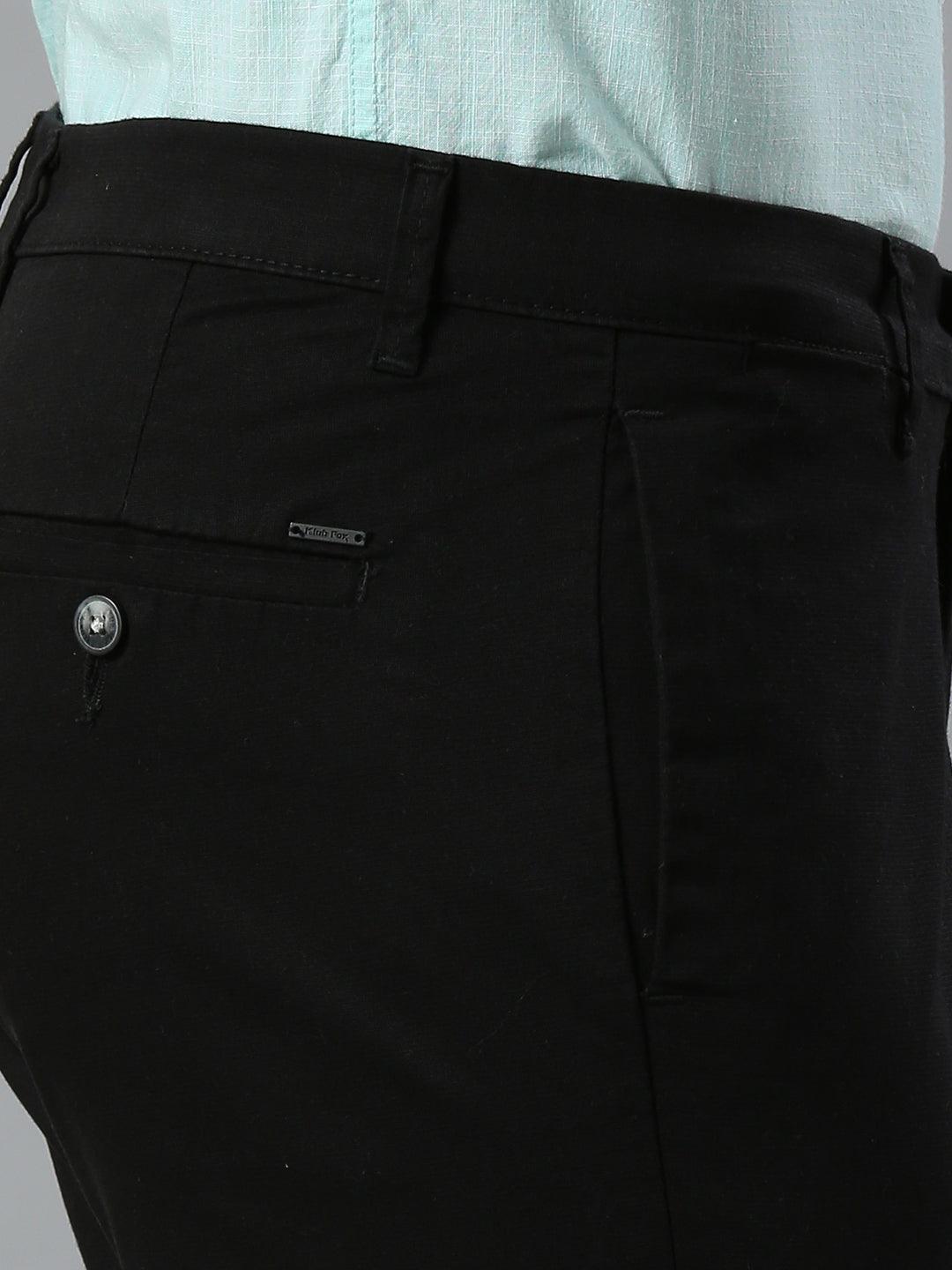 Ash Black Narrow Chino Pants