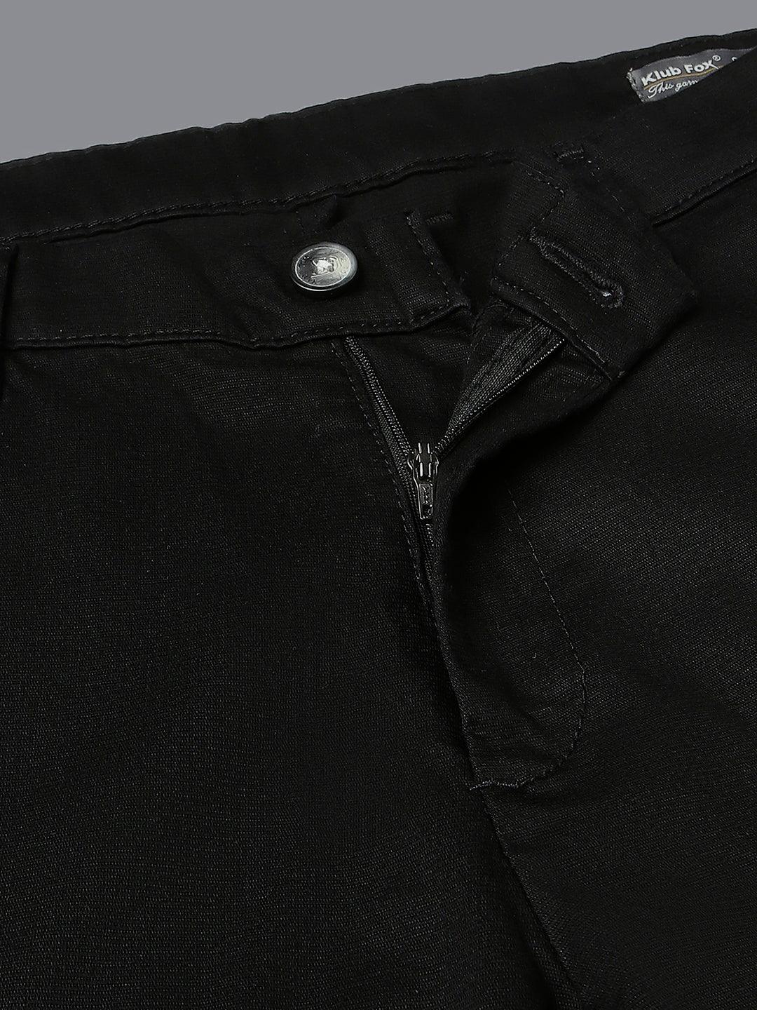 Ash Black Narrow Chino Pants