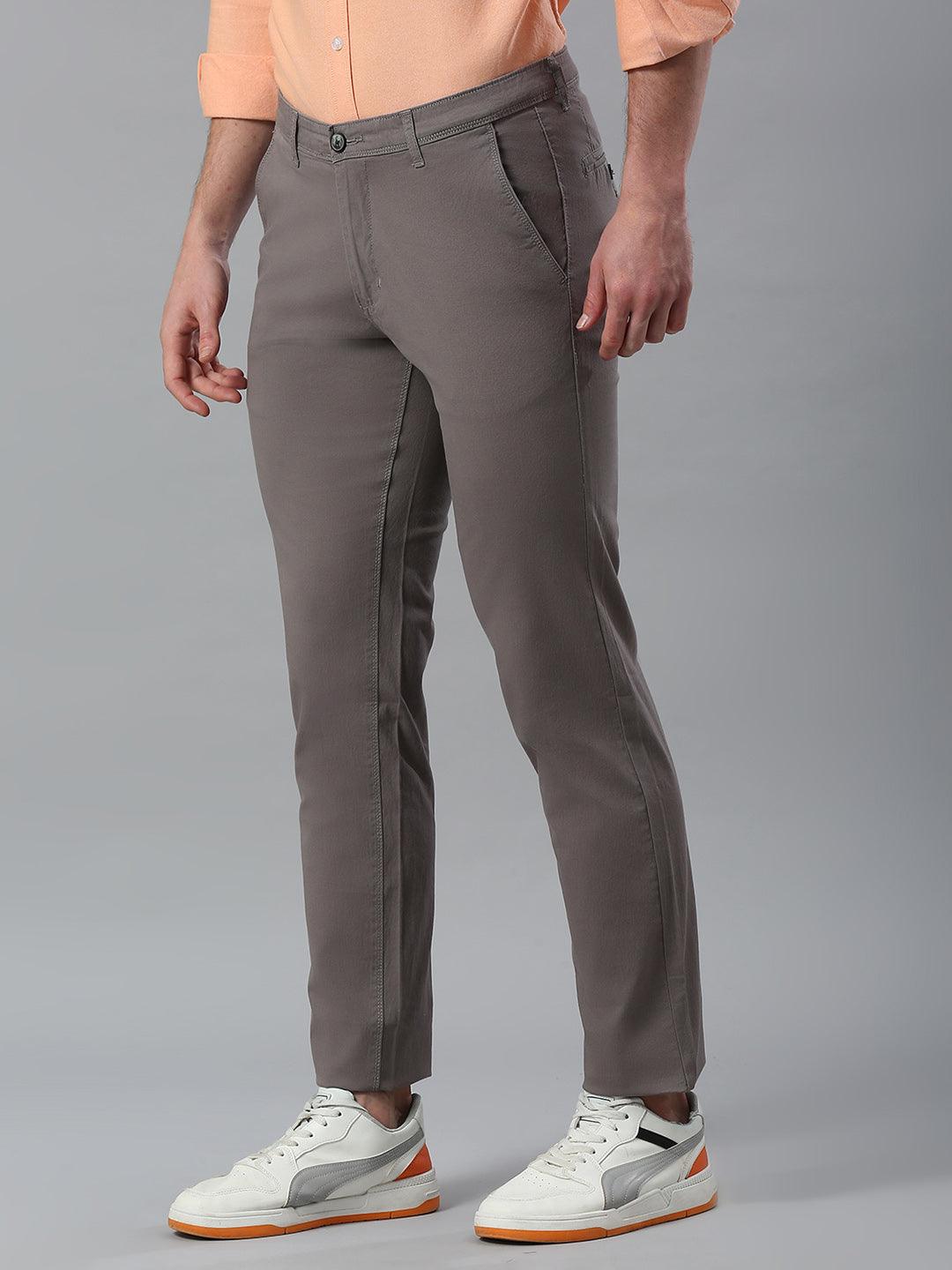 Light Grey Narrow Chino Pants