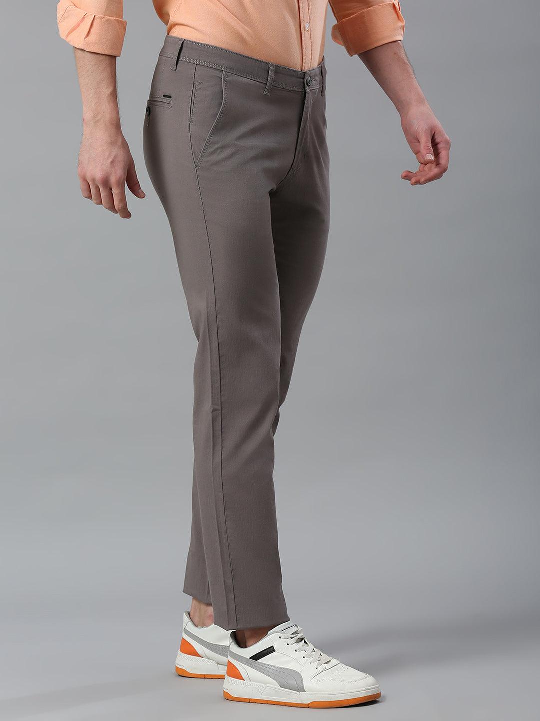 Light Grey Narrow Chino Pants