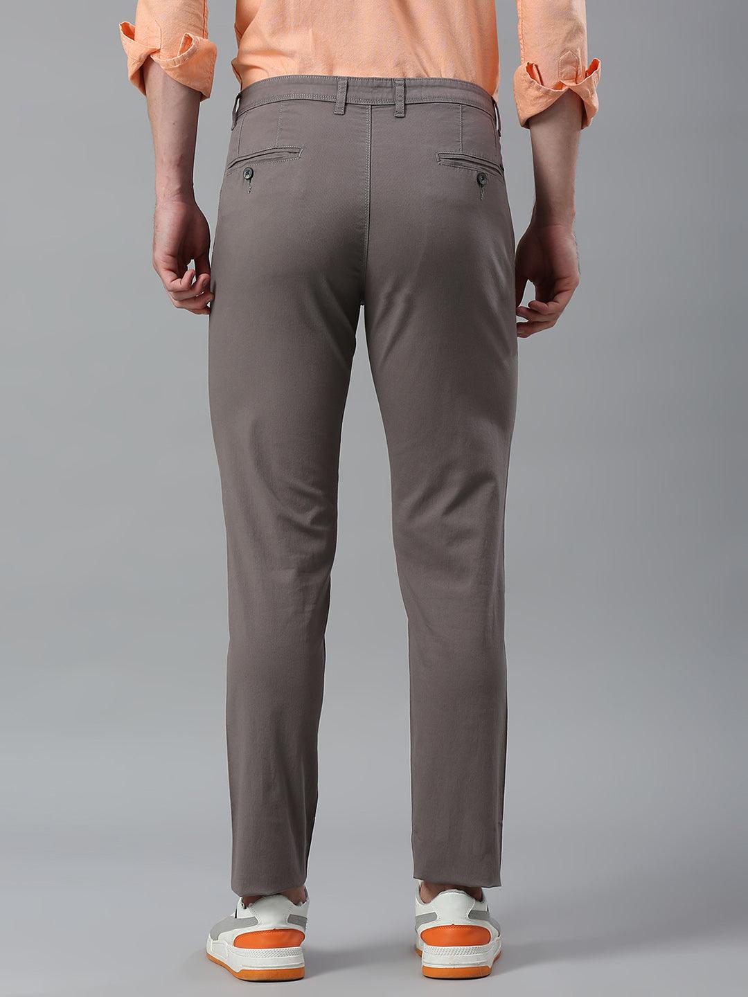 Light Grey Narrow Chino Pants