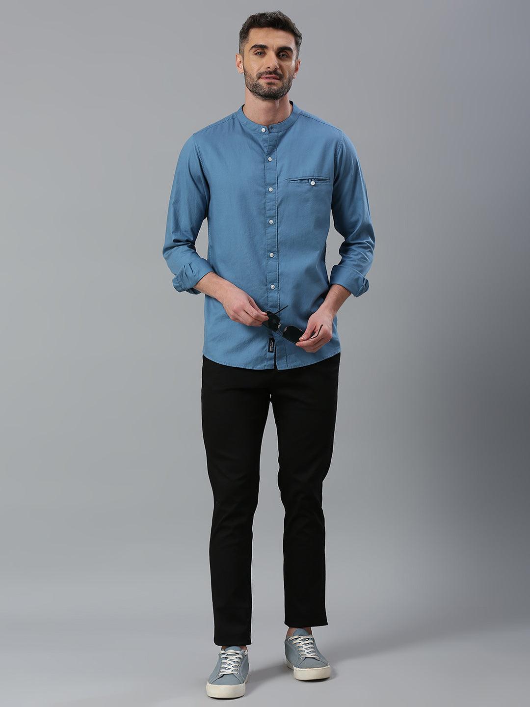 Jet Black Narrow Chino Pants