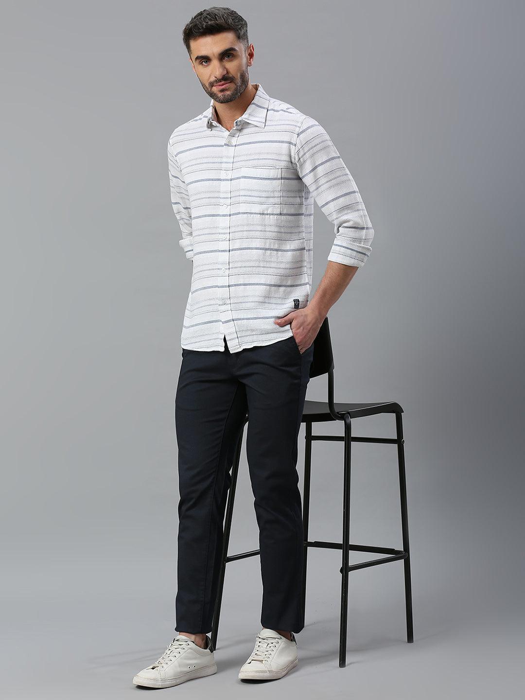 Space Grey Narrow Chino Pants