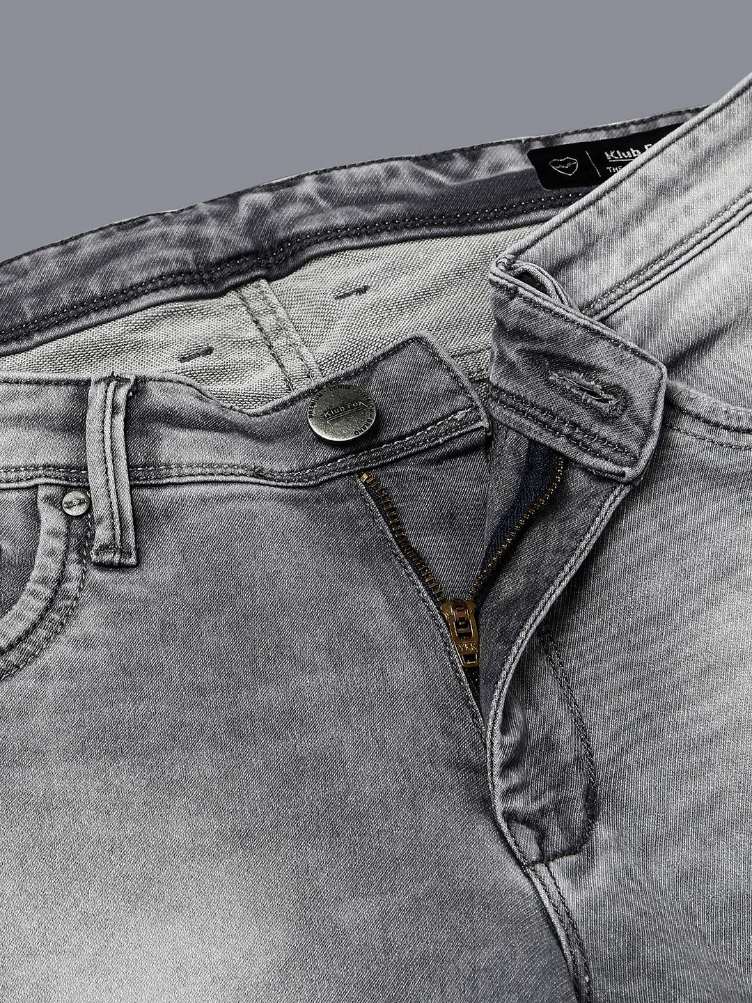 Stealth Grey Cloud Skinny Fit Jeans