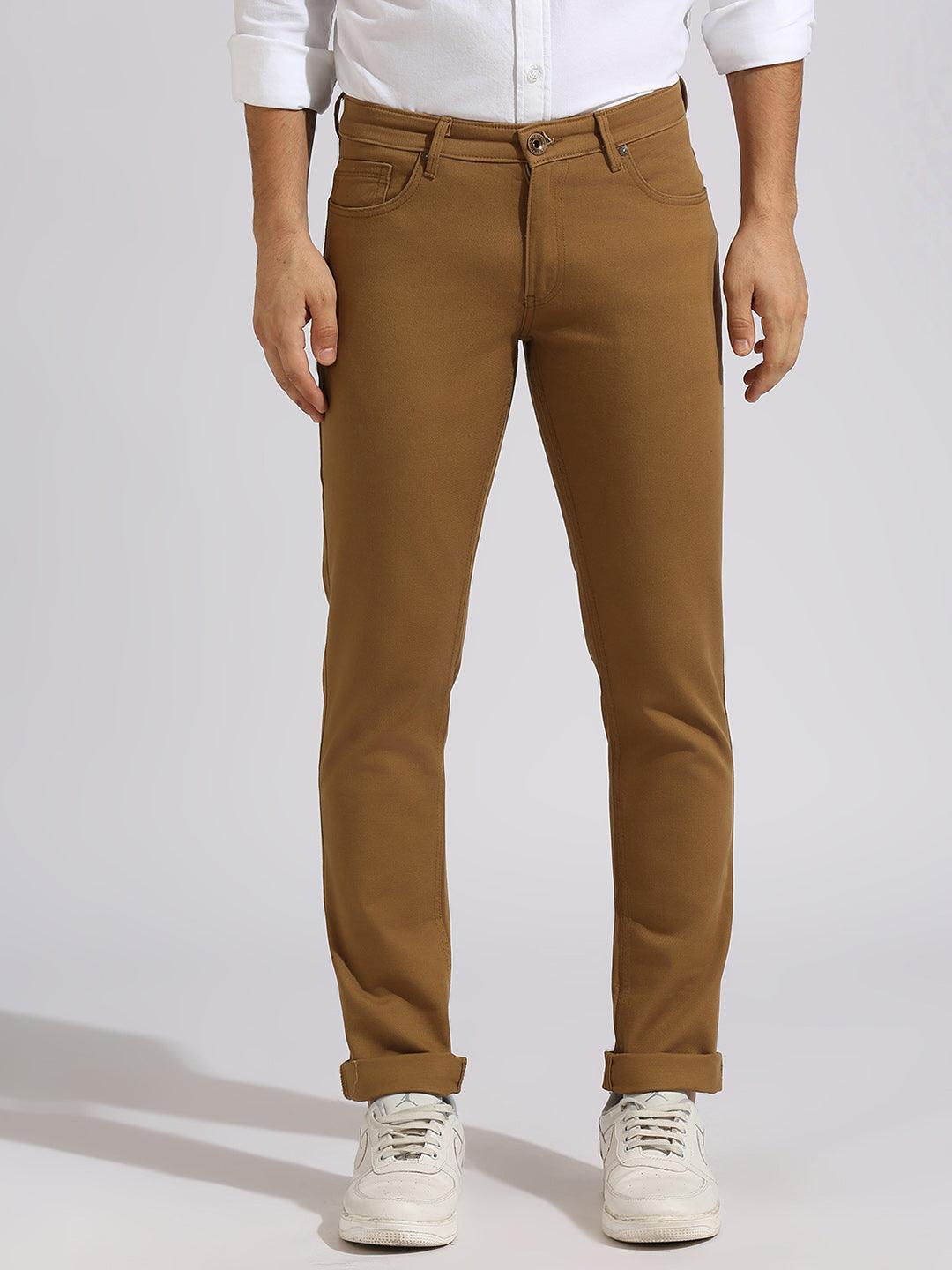Minimal X Chocolate Brown Skinny Fit Jeans