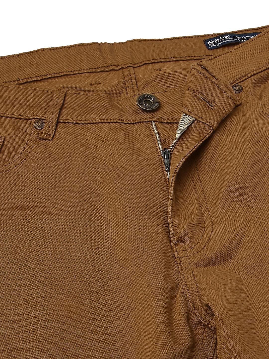 Minimal X Chocolate Brown Skinny Fit Jeans