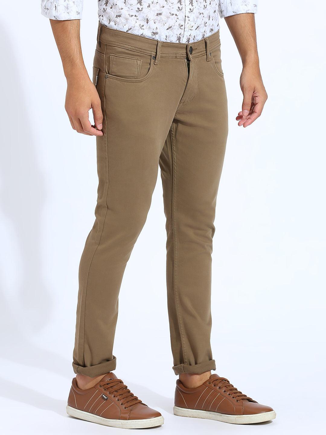 Minimal X Desert Beige Skinny Fit Jeans