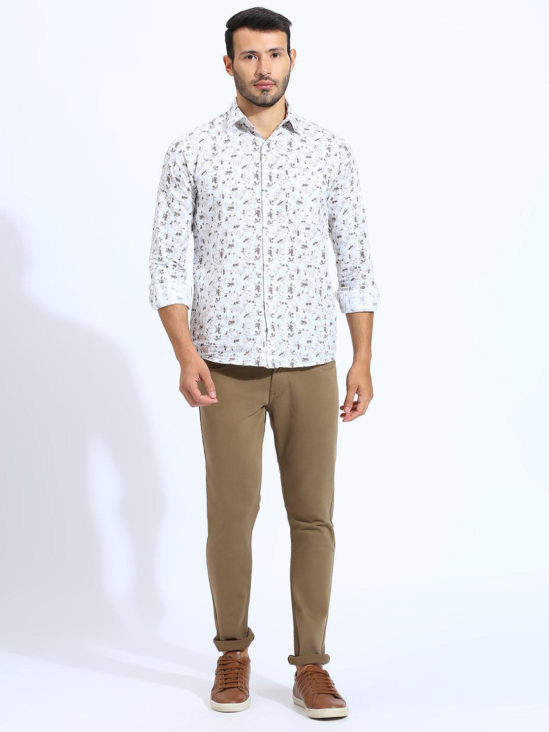 Minimal X Desert Beige Skinny Fit Jeans