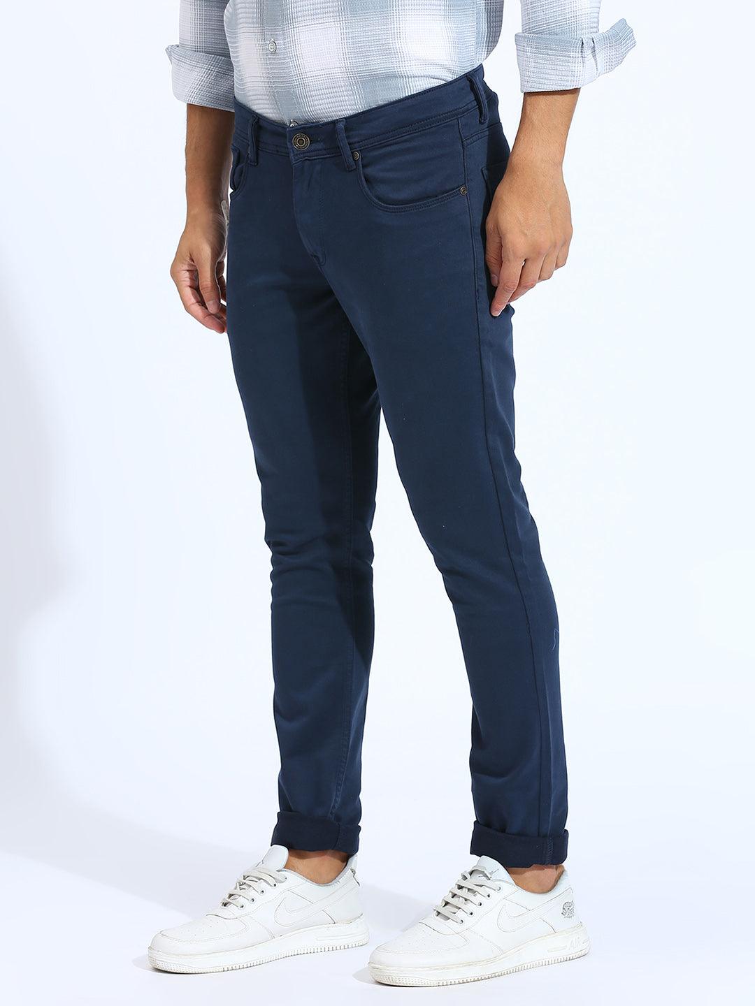 Minimal X Navy Skinny Fit Jeans