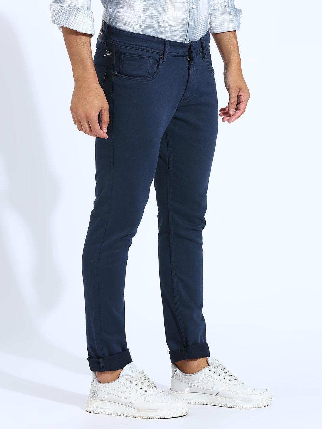 Minimal X Navy Skinny Fit Jeans