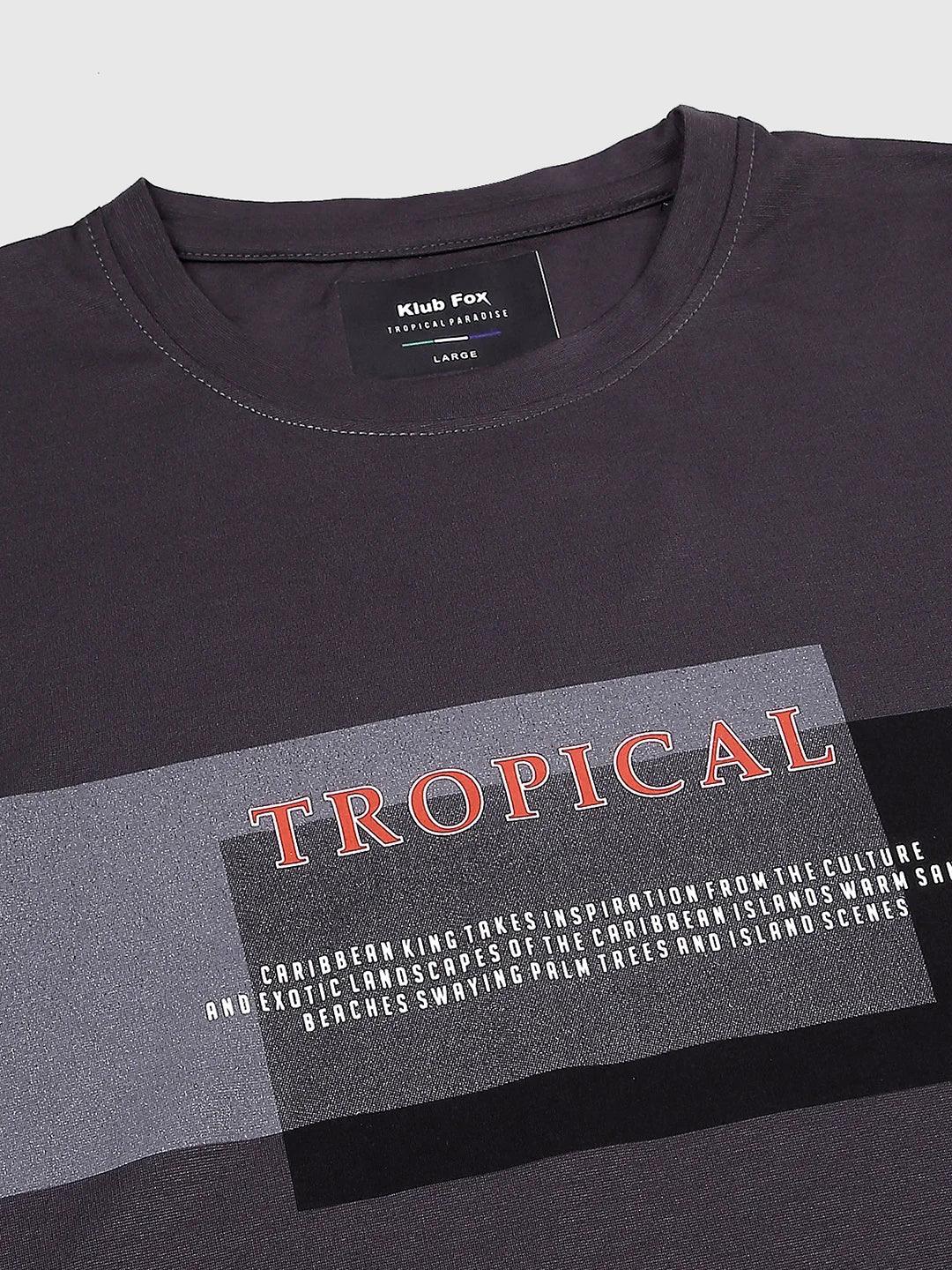 Street Hype Dark Grey Crew T-Shirt