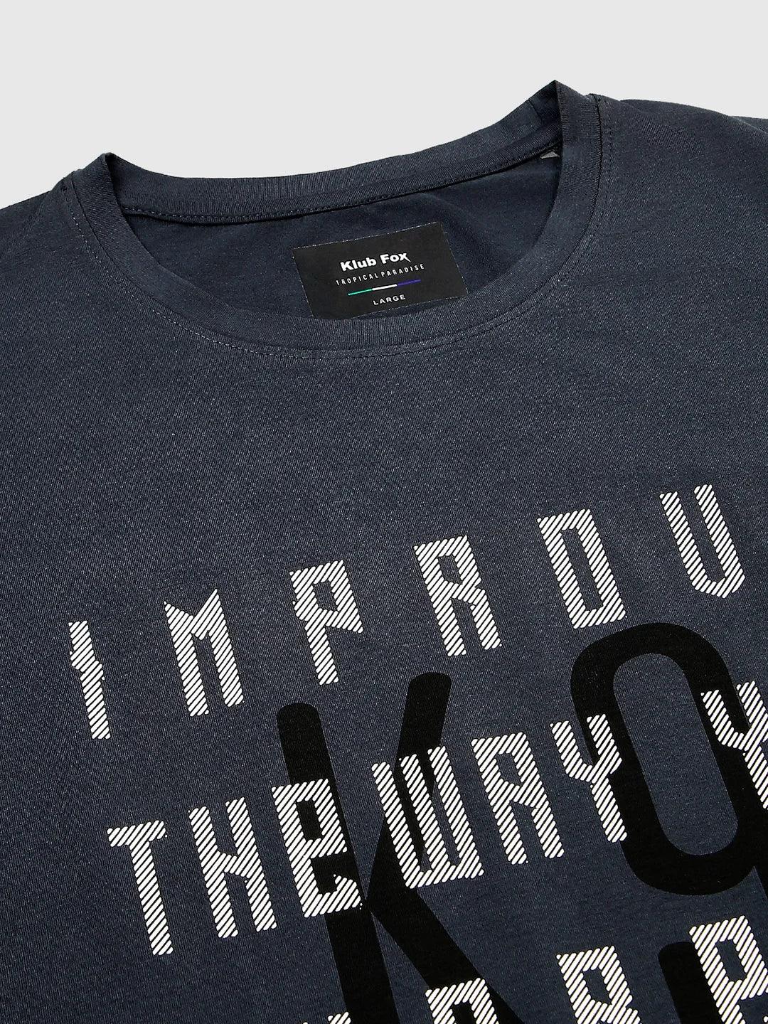 Graffiti Drop Dark Grey T-Shirt