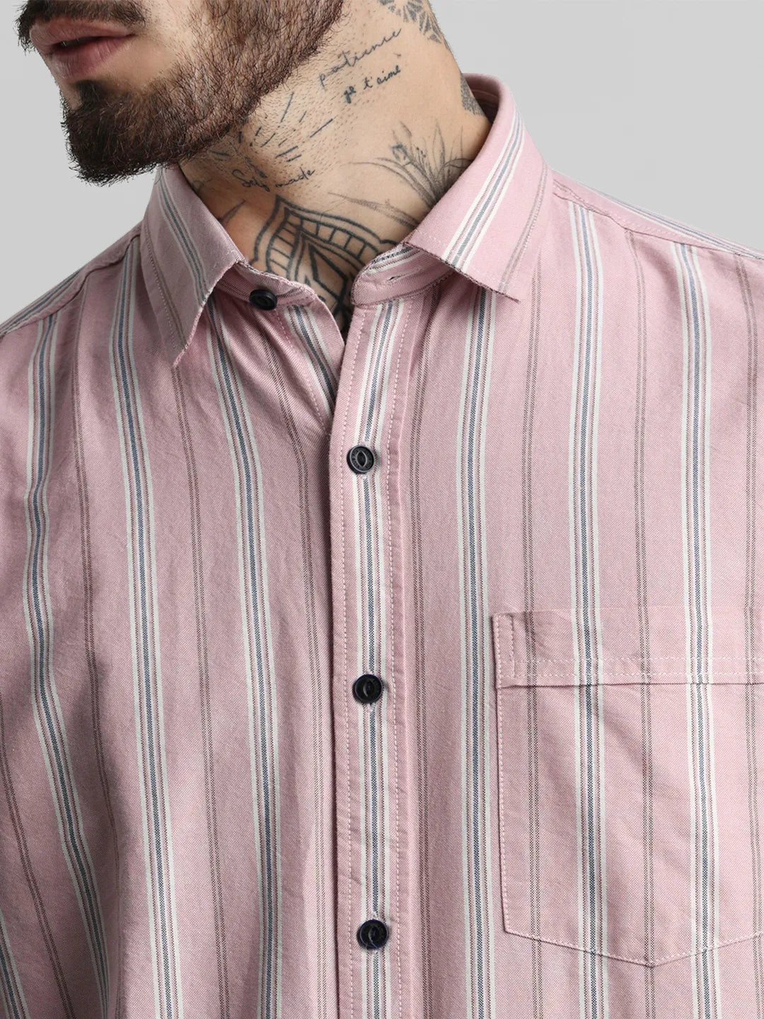 Pink Stripe Shirt