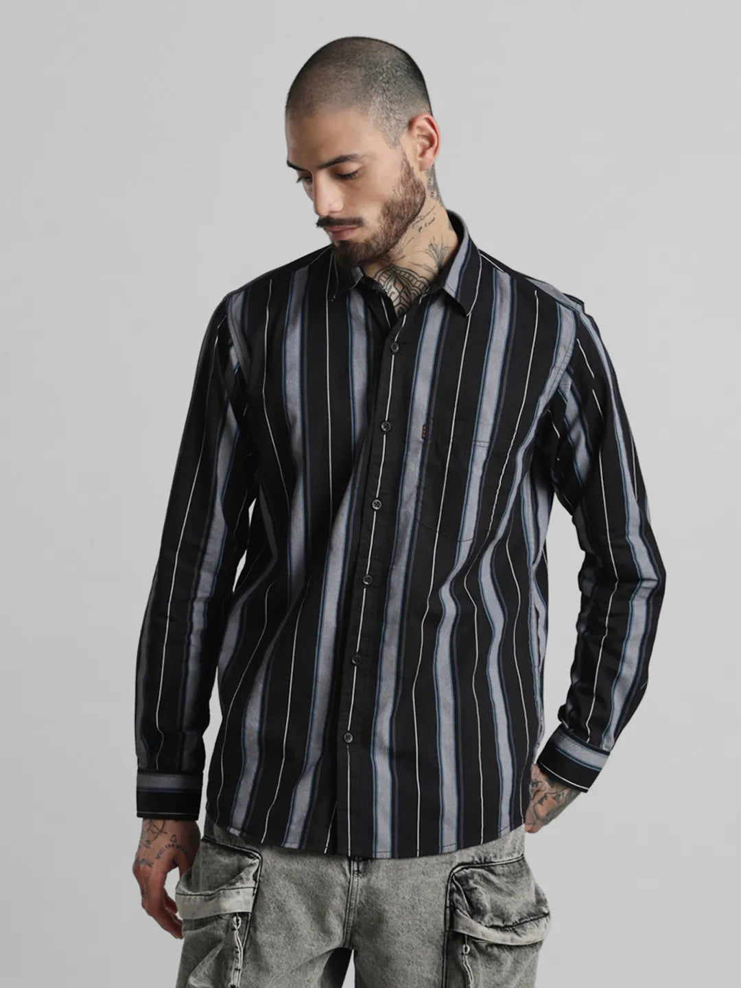 Black Printed Shirt