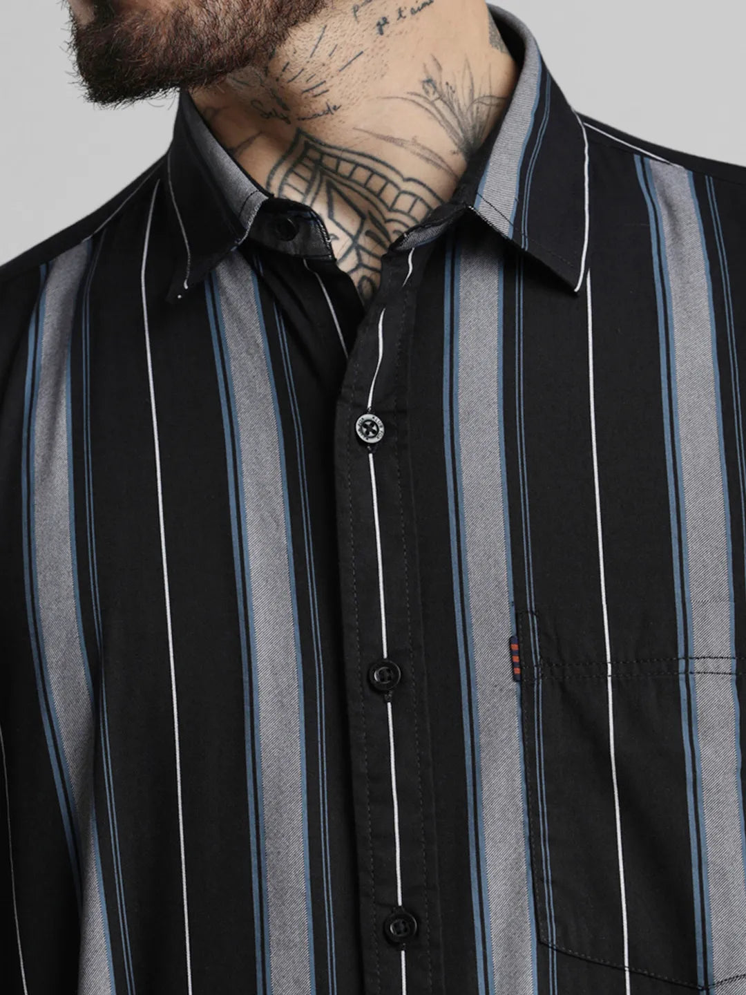 Black Printed Shirt