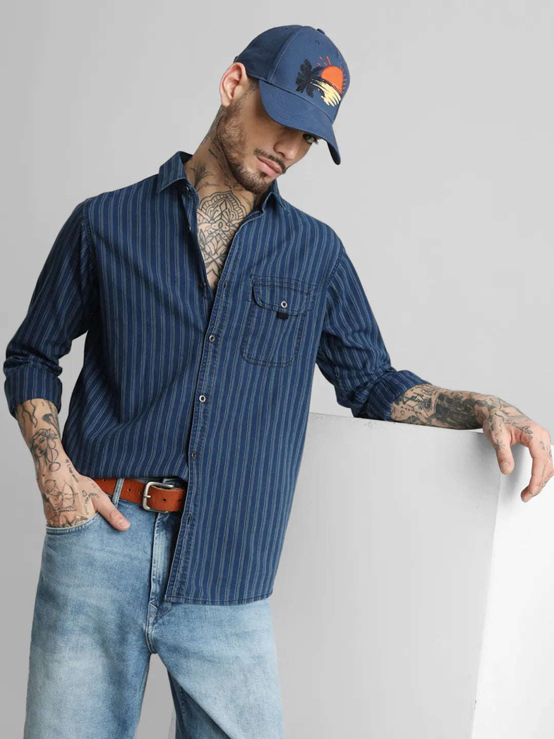 Navy Indigo Shirt