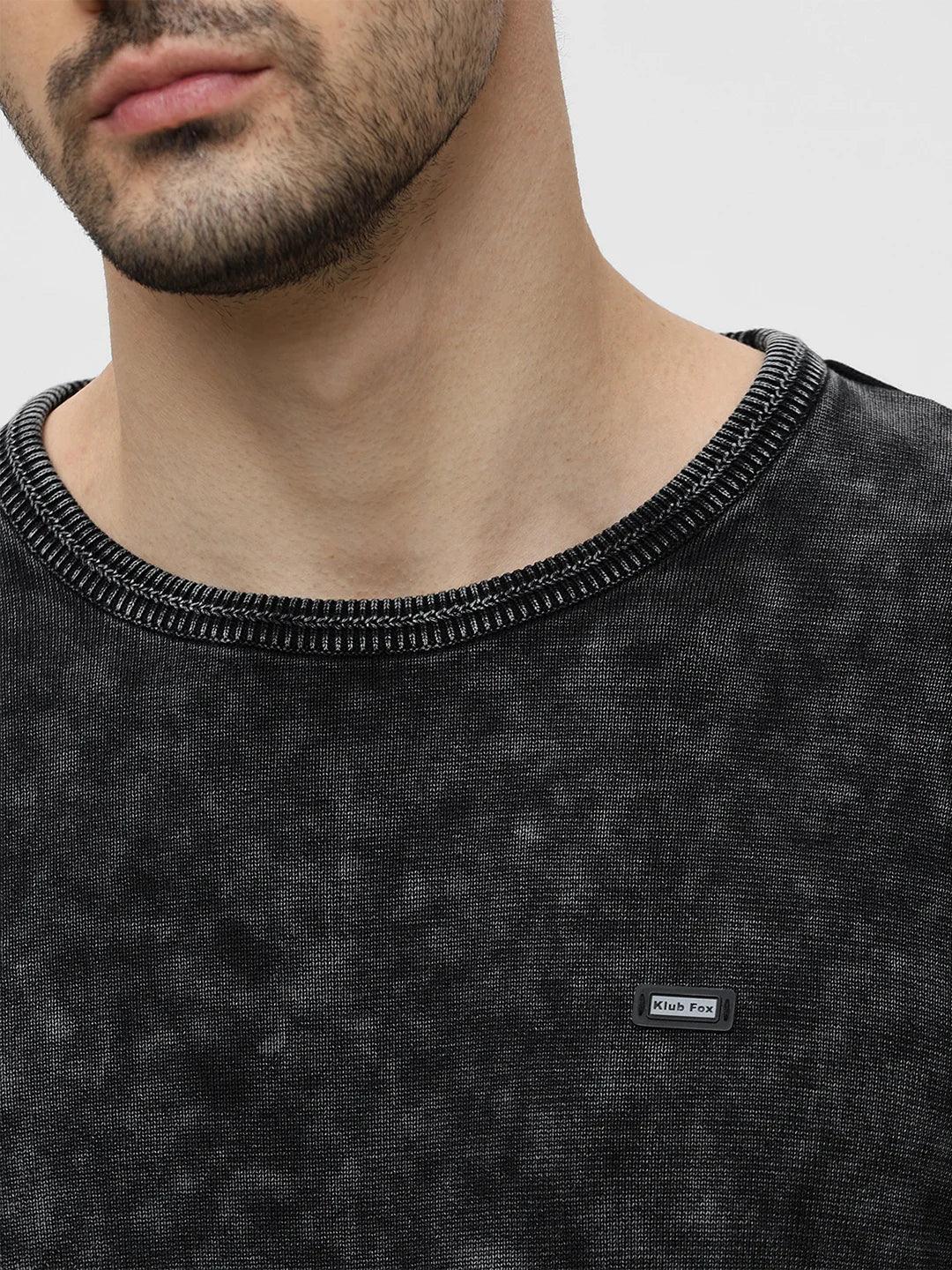 Black Solid Sweater