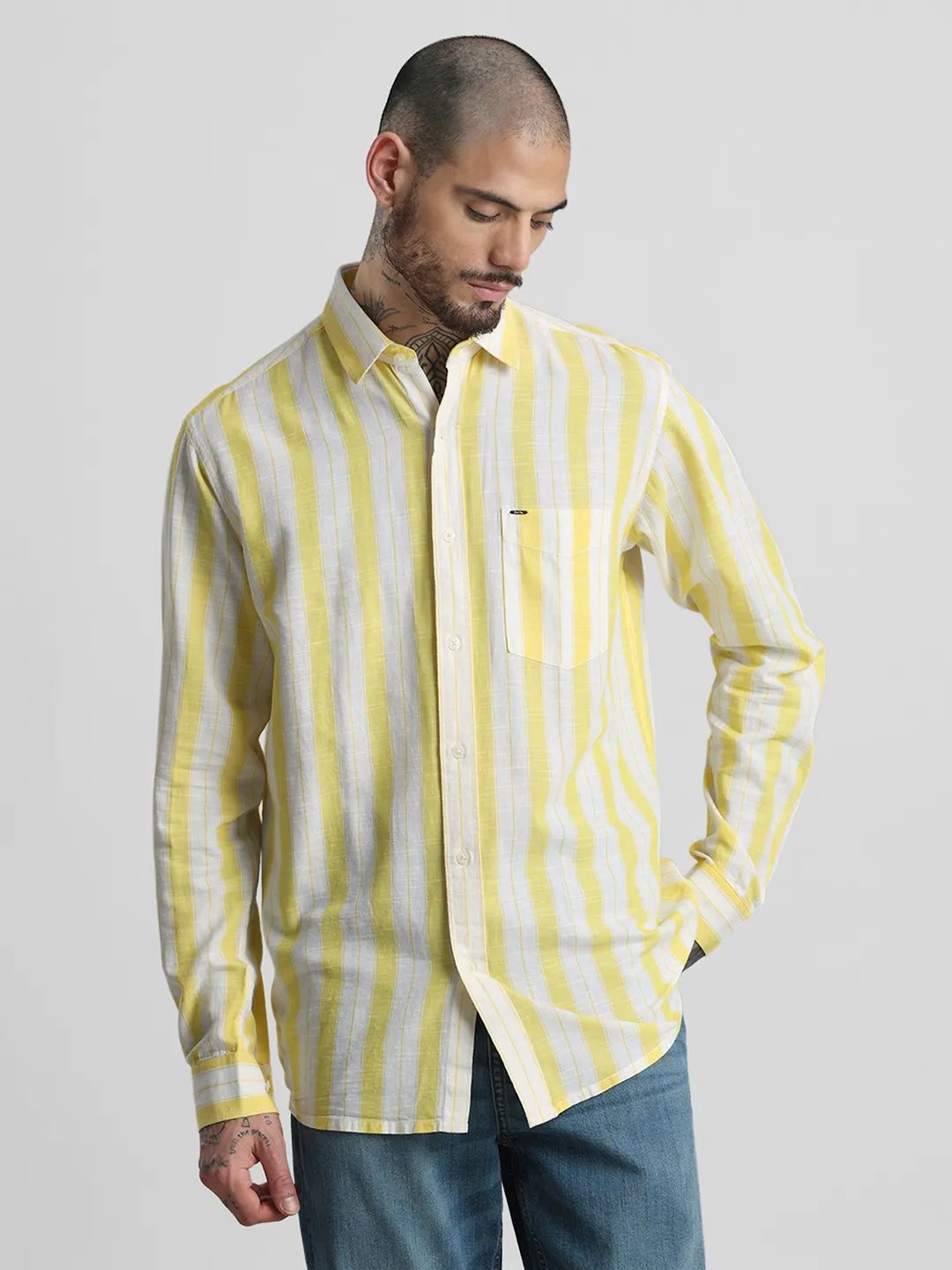 Yellow Striped Shirt