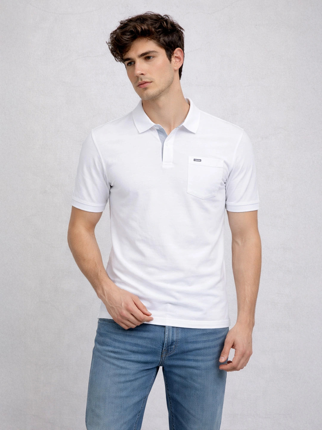 505 Cult White Polo T-Shirt