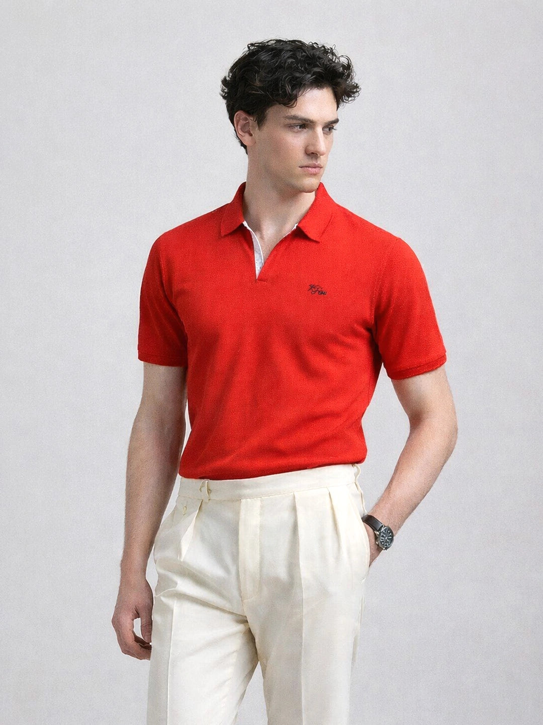 Aero Polo Red T-Shirt