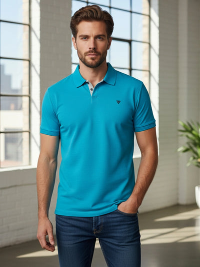 KF Aqua Solid Polo Regular Fit T-Shirt