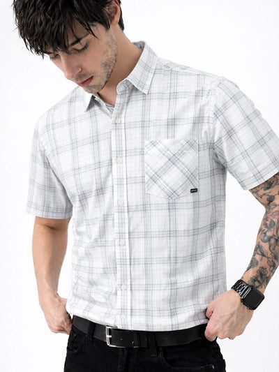 Grey Checkered Shirt