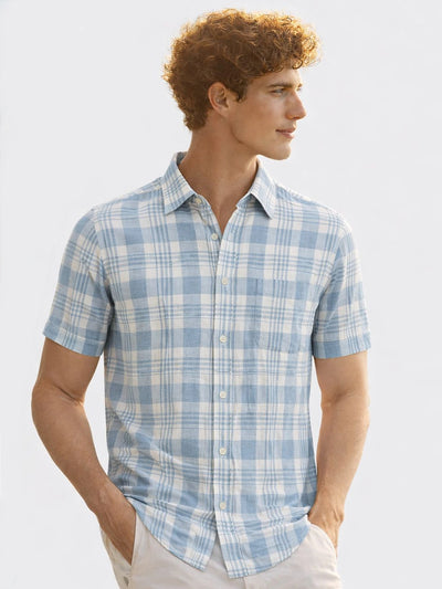 Blue Checkered Shirt