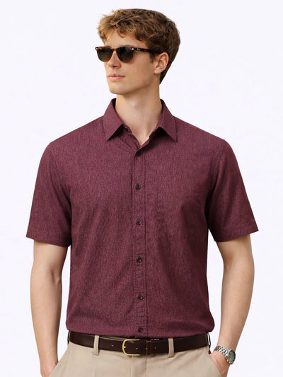 Wine Printed Shirt