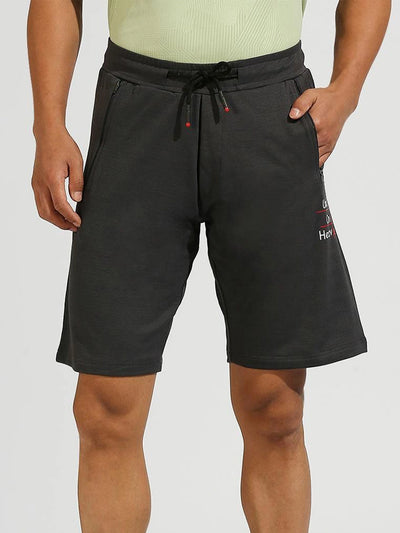 Zip Pocket Dark Grey Shorts