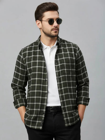 Green Checkered Shirt