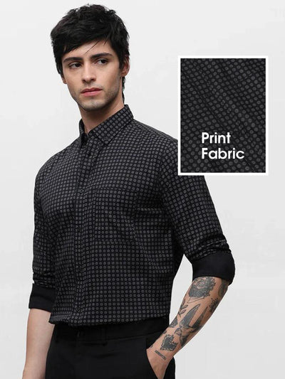 Black Printed Shirt