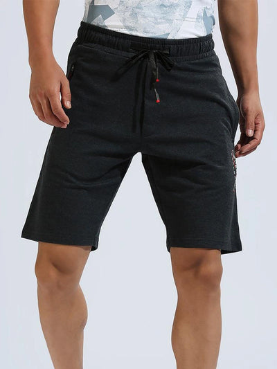Zip Pocket Peacock Shorts