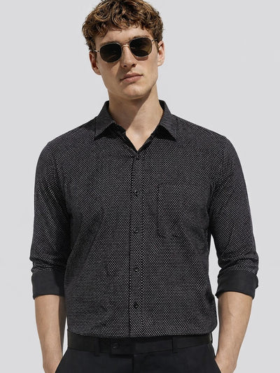 Black Printed Shirt