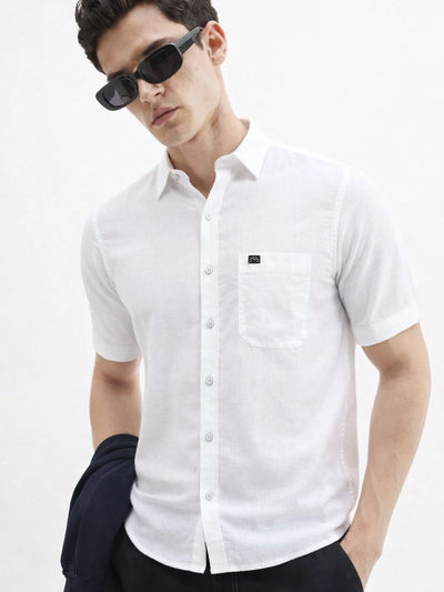 Classic Dobby White Shirt