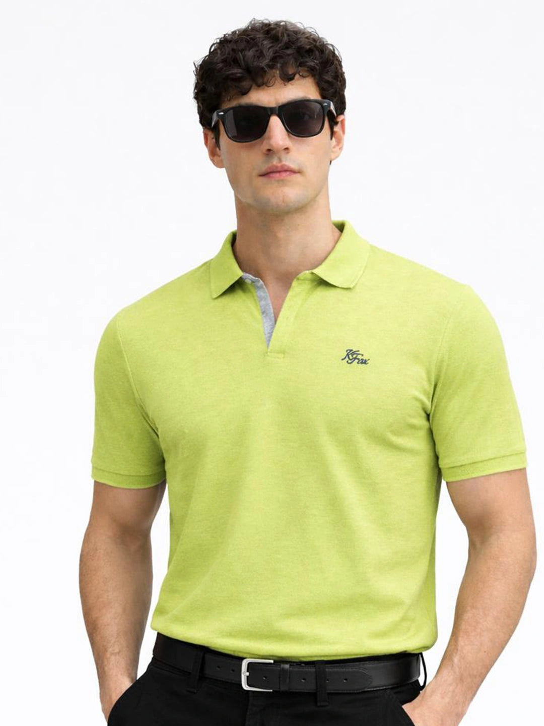 Aero Polo Lime Green T-Shirt