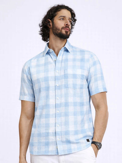 Blue Checkered Shirt