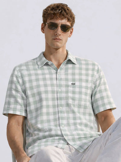 Green Checkered Shirt