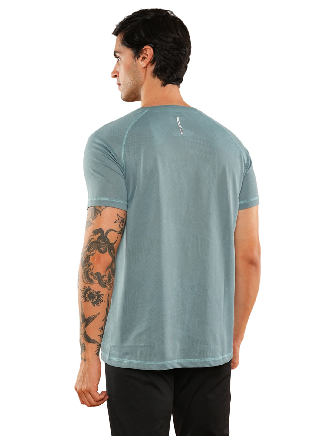 Airforce Solid Round Regular H/S T-Shirt