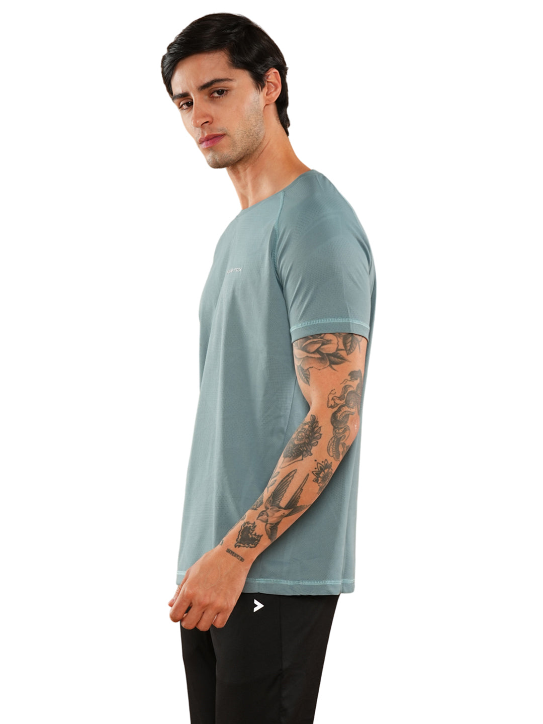 Airforce Solid Round Regular H/S T-Shirt