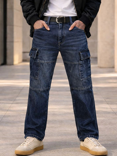 Twill Yale Blue Denim Cargo