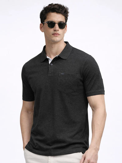 505 Cult Anthra Melange Polo T-Shirt