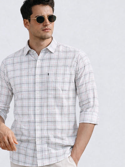 White Checkered Shirt