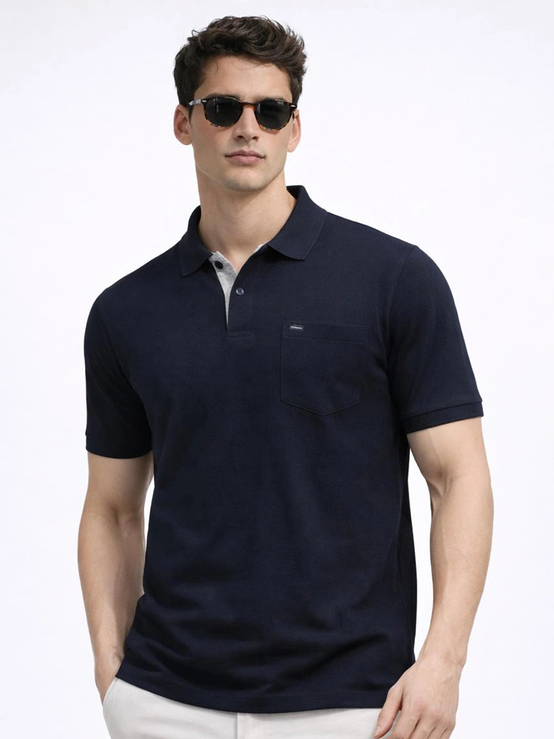 505 Cult Navy Polo T-Shirt