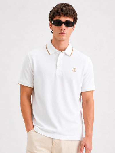 Off White Polo T-Shirt