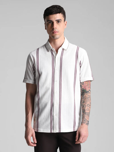 White/Onion Stripe Shirt