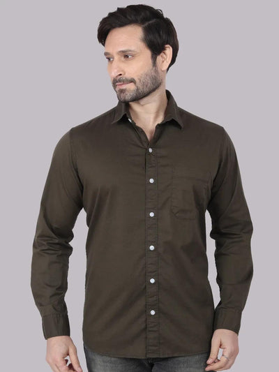 Olive Solid Shirt