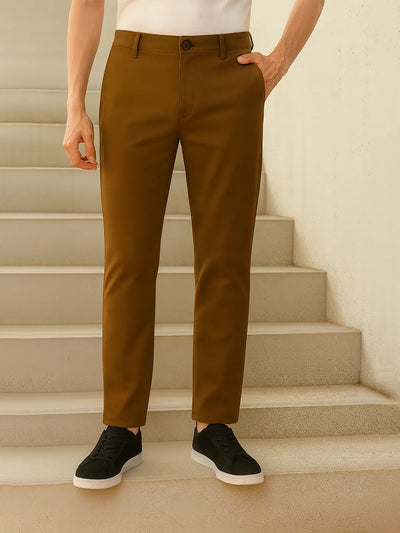 Stretchable Chocolate Brown Jeans