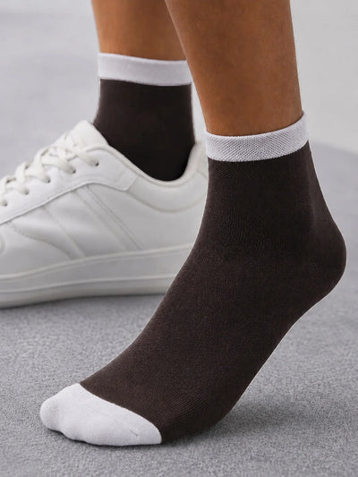 Coffee Ankle Length Socks 1 Pair