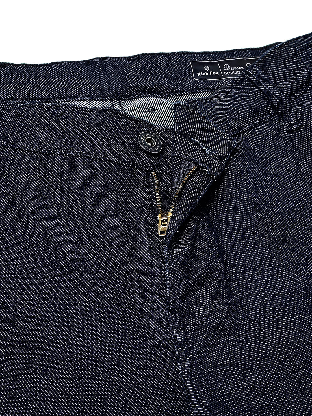 Indigo Raw Slim Fit Cargo Jeans